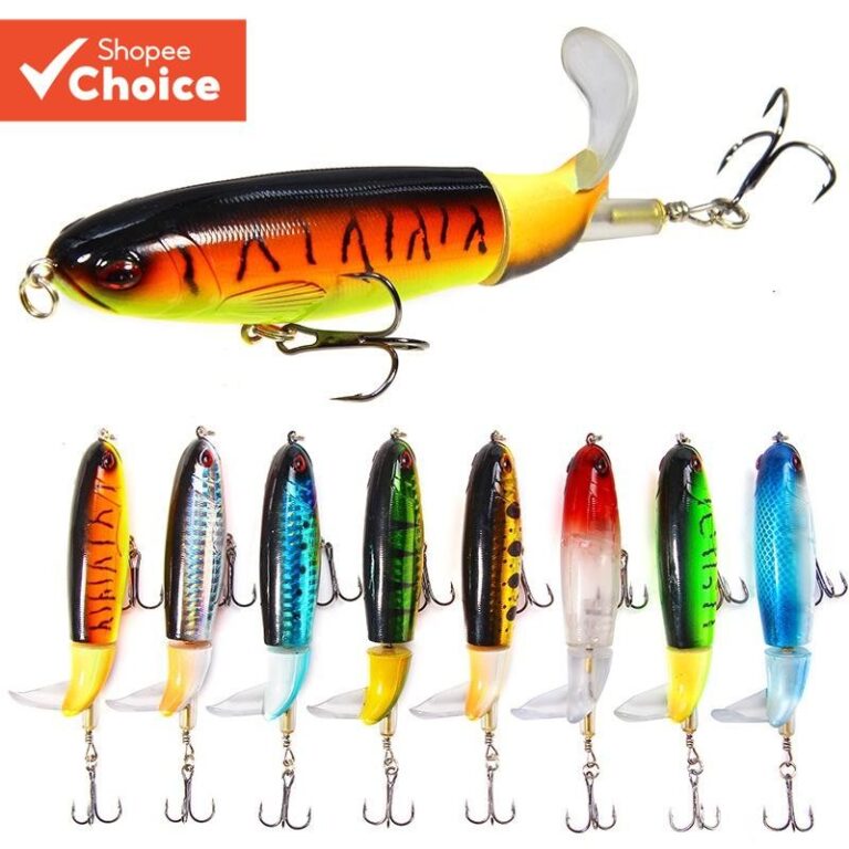 Isca Popper Flutuante De 13g Com Cauda Giratória-