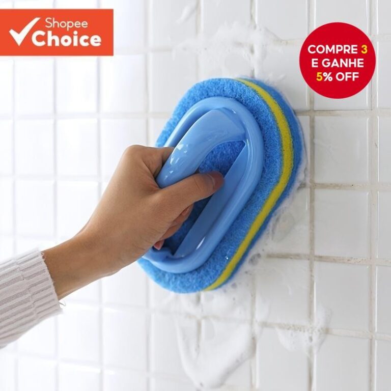 1pc Esponja De Cozinha Escova De Limpeza Esfregand