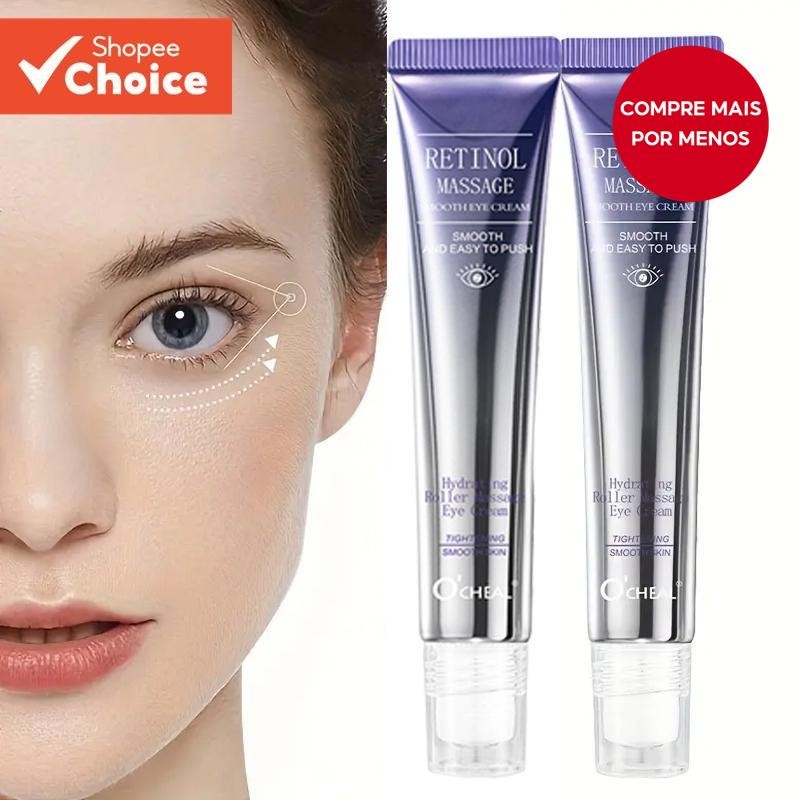 Creme Para Os Olhos Com Retinol-Glicerina E Ácido Hialurônico Aperta Hidrata , Sem Álcool , Fácil De