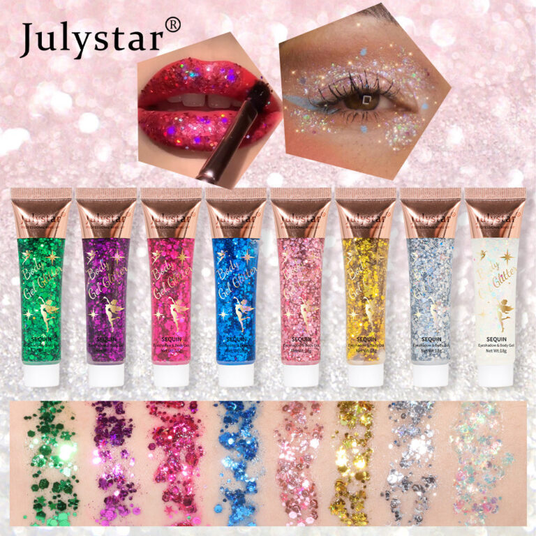 Julystar sereia escala Gel lantejoulas sombra líq