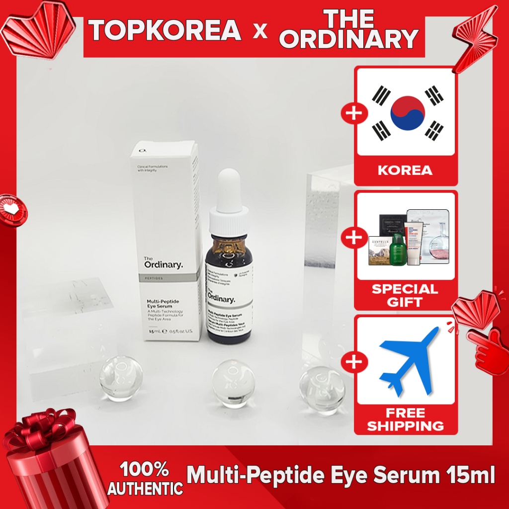 The Ordinary Multipeptídeo Eye Serum 15ml TOPKOREA Shiping Da Coreia