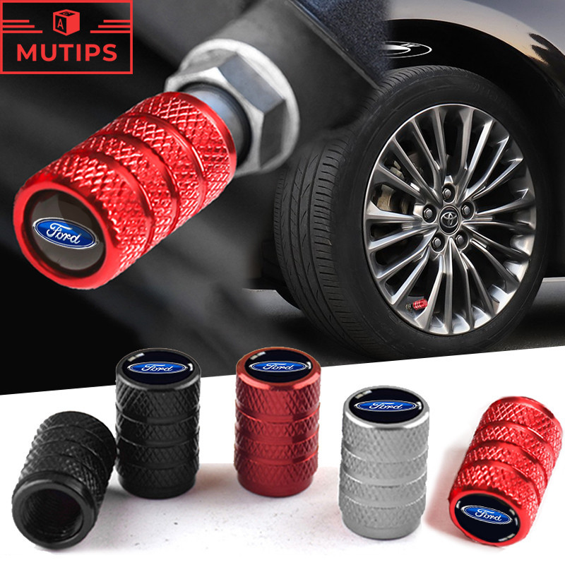 Ford 4Pcs/Set Válvulas Para Pneus De Roda De Carro Tampas De Válvula De Ar De Haste De Liga Ka Focus