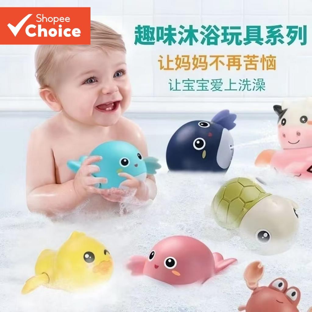 Brinquedo De Banho Para Bebês Pato Aquático Infantil Crianças Nadando Meninos E Meninas Tartarugas