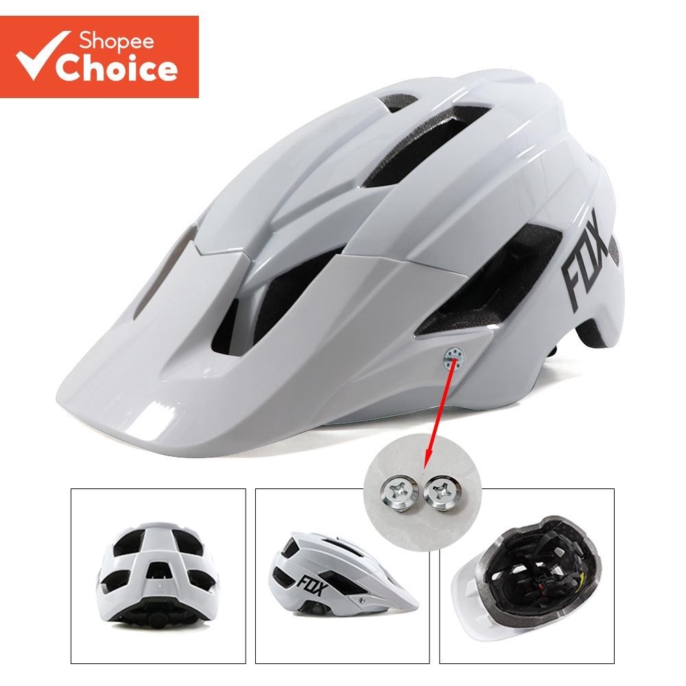 FOX Mountain Capacete Ajustável de Ciclismo para Homens Adultos Bicicleta Esportiva de Proteção
