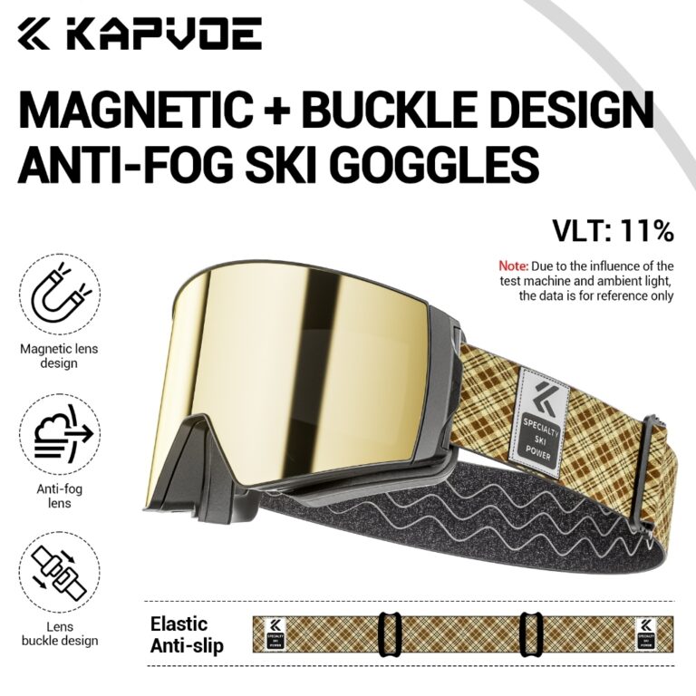 Kapvoe Masculino Lente Anti-Nevoeiro Dupla Camada 
