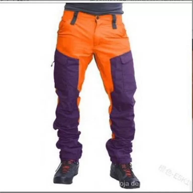 Calça cargo masculina plus size casual com vário