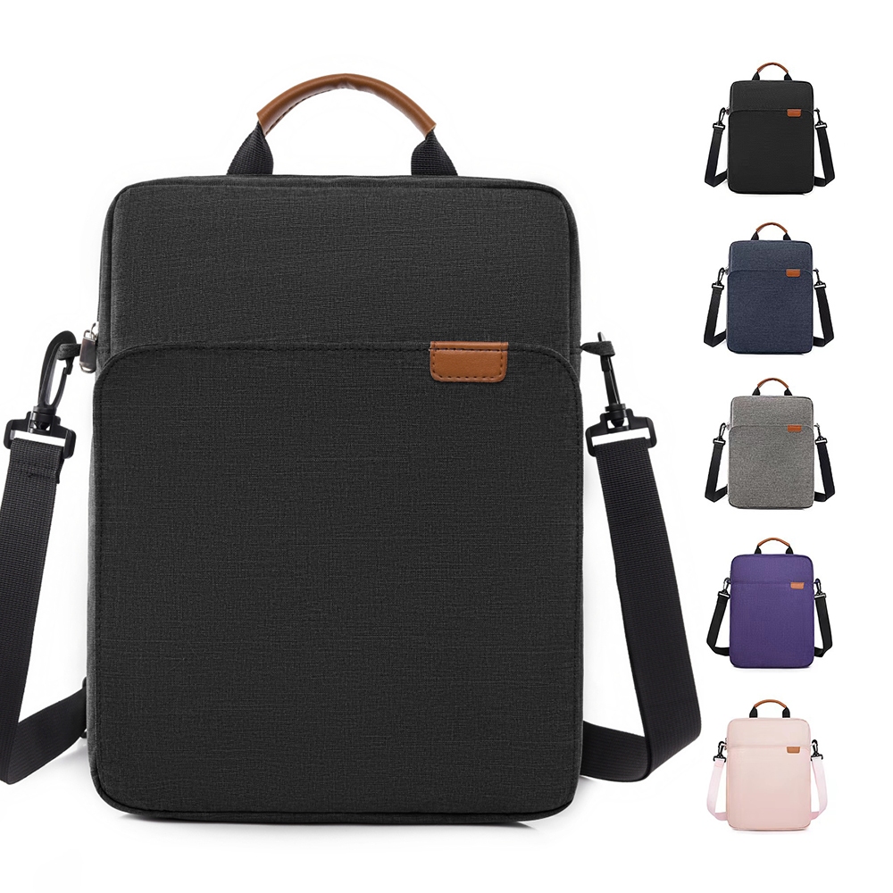 Bolsa para laptop de 13 polegadas bolsa de ombro à prova dágua e resistente ao desgaste unissex