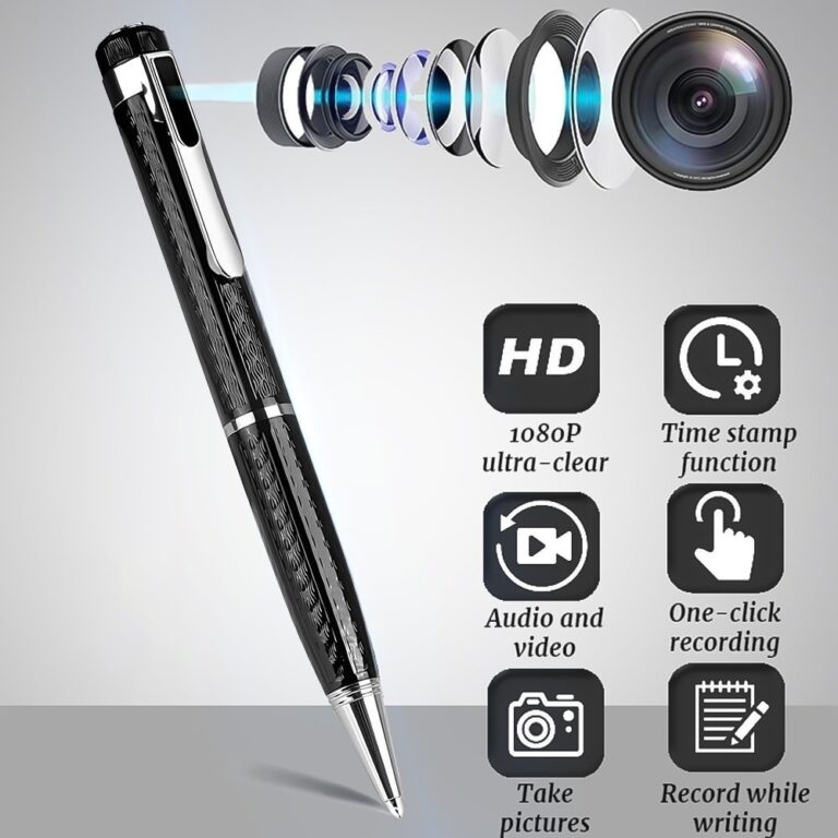 Full HD 1080P Spy Pen Câmera Vídeo DVR Gravaçã