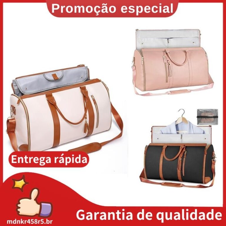 Bolsa De Roupas Dobrável Para Viagem Multifuncion
