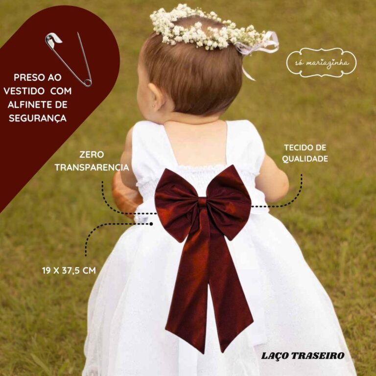 Laço TERRACOTA Para Vestido Decoração Acessóri