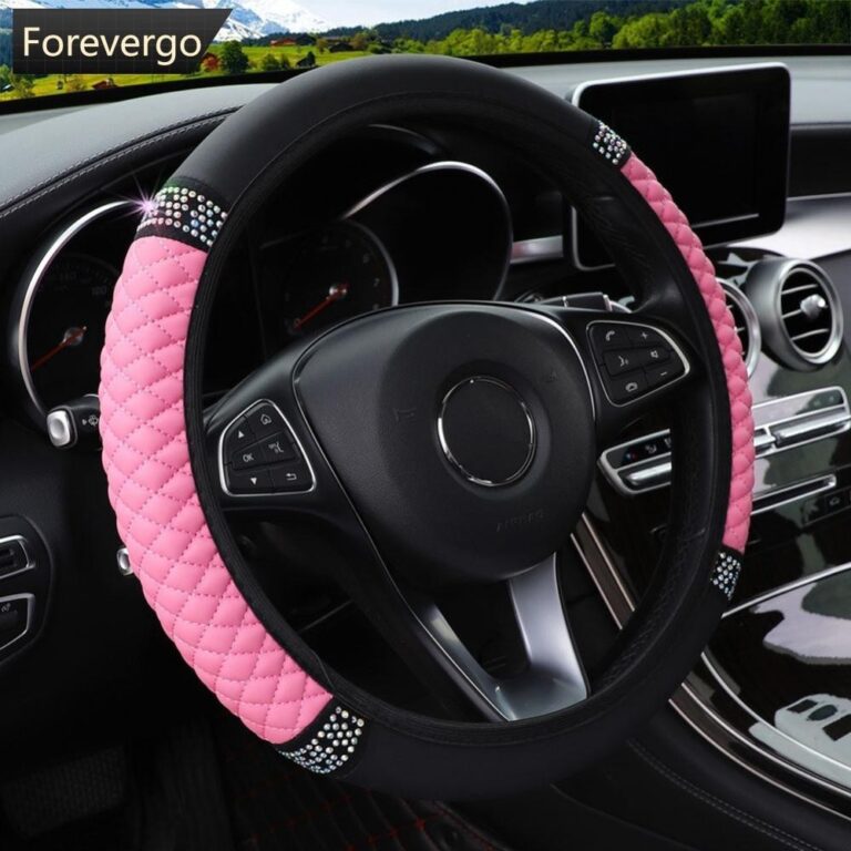 FOREVERGO Universal Capa Do Volante Carro Em Couro