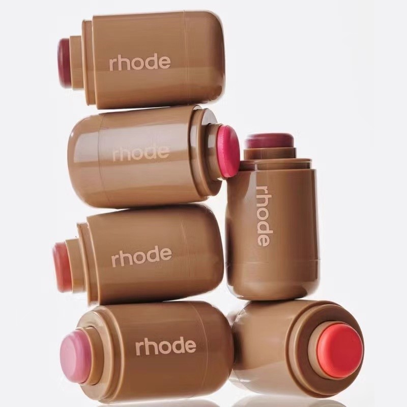 Novo Rhode Pele Blush Vara Tez Maquiagem Natural Contorno Lábio E Bochecha Dupla Utilização Creme Fa