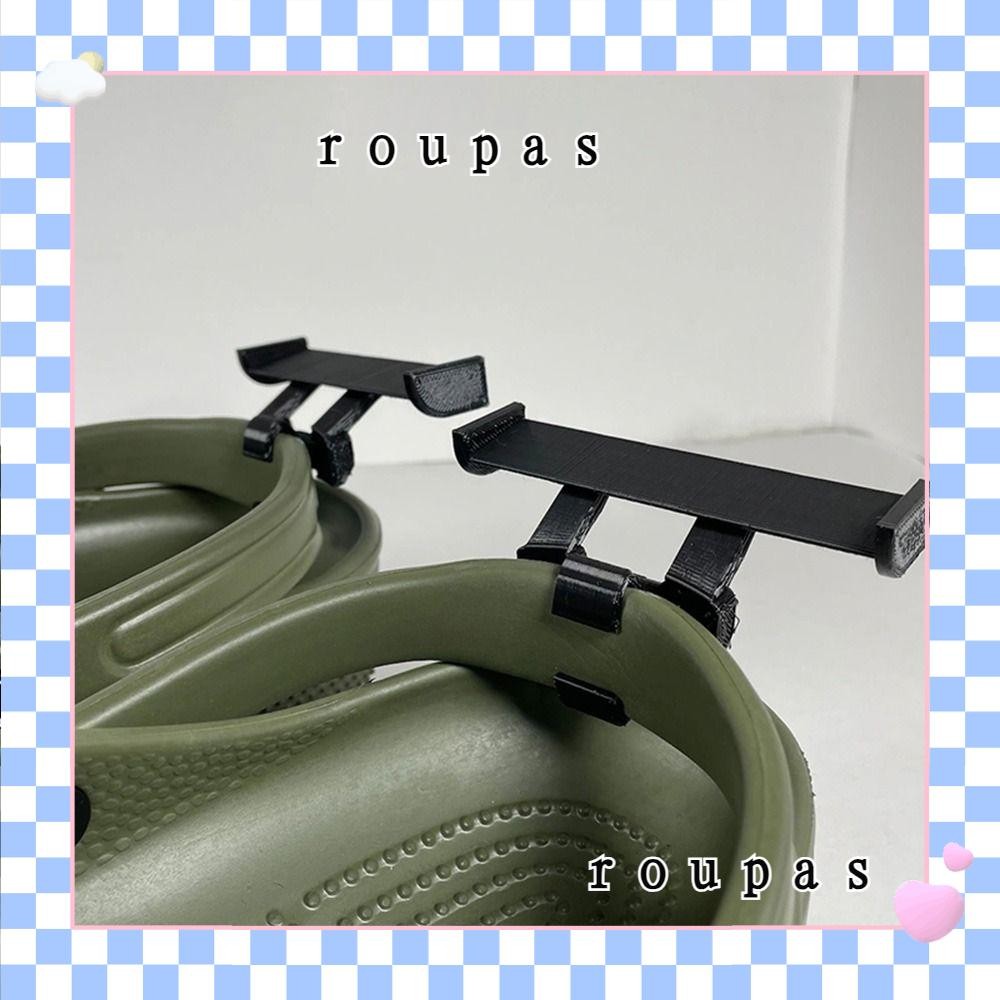 ROUPAS 2 Peças Caverna Chinelo Cauda Decoração Buraco Acessórios Para Sapatos Casuais Clipes De