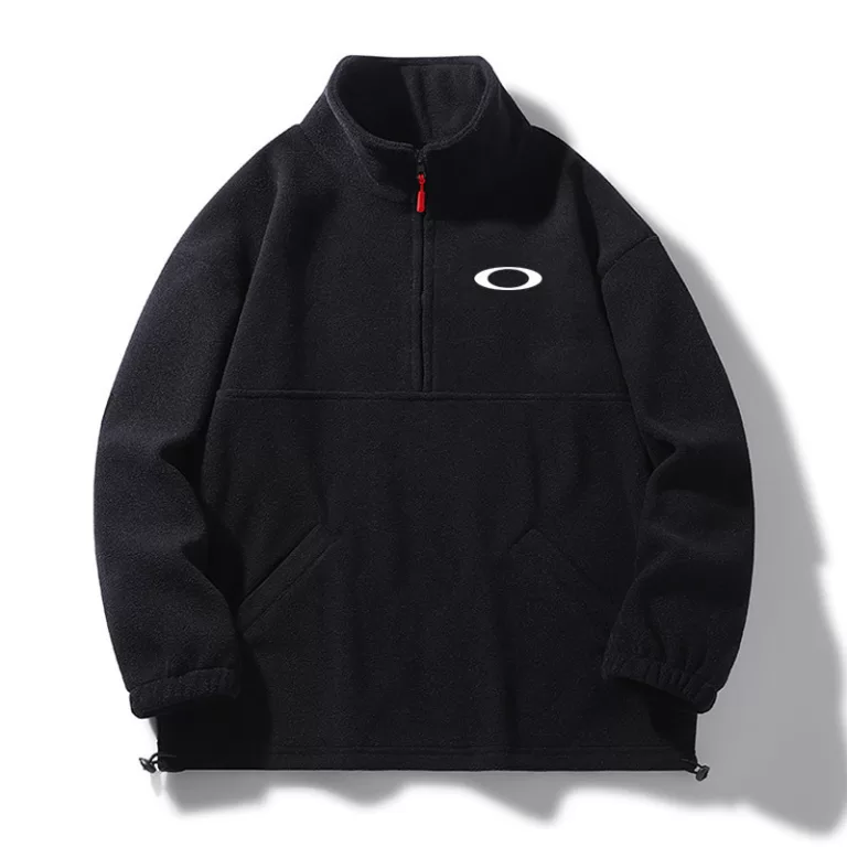Mens Hoodie New Zippered Fleece Top De Velo De Man