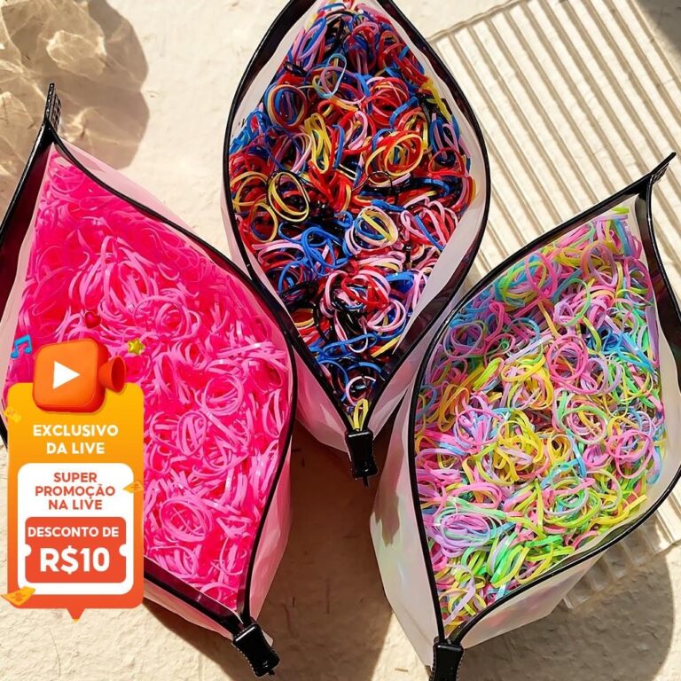500 Pçs Elásticos De Cabelo Descartáveis Para M