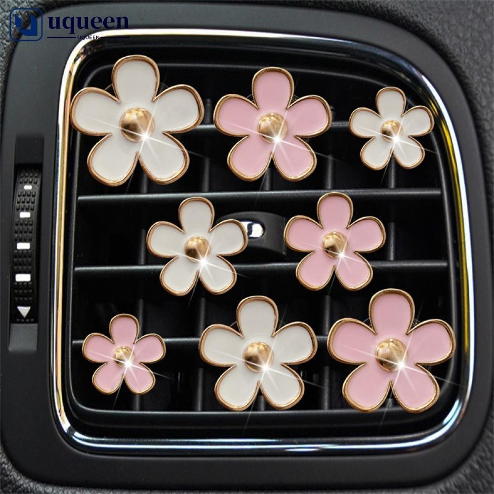 UQUEEN 4Pcs/Set Car Outlet Vent Perfume Clips Freshener Ar Condicionado Aromaterapia Pequena Margari