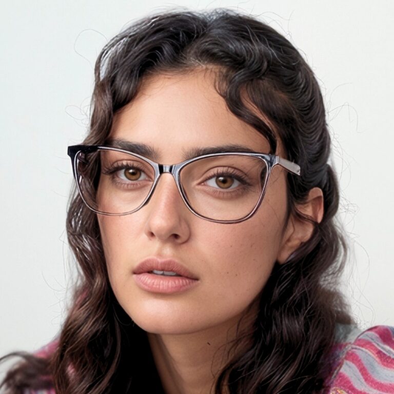 Óculos para grau feminino design moderno estilo c