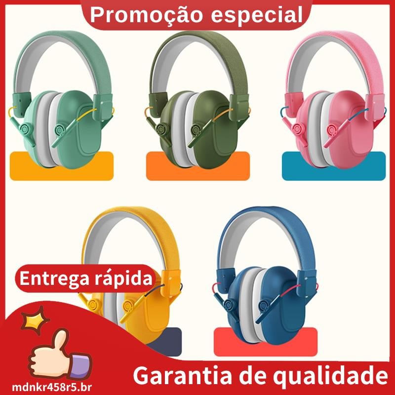 Fones De Ouvido Infantis Com Cancelamento De Ruído Para Aprendizagem-Protetores Antirruído Descompre