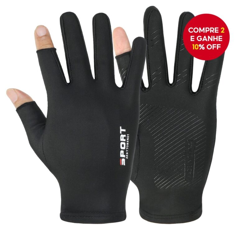 Luvas De Motocicleta Antiderrapantes Geladas : Uni