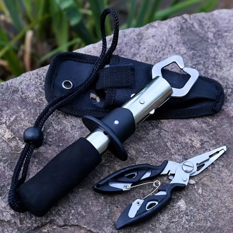 Kit 3Pcs Alicate De Pesca E Ferramentas Multifunci