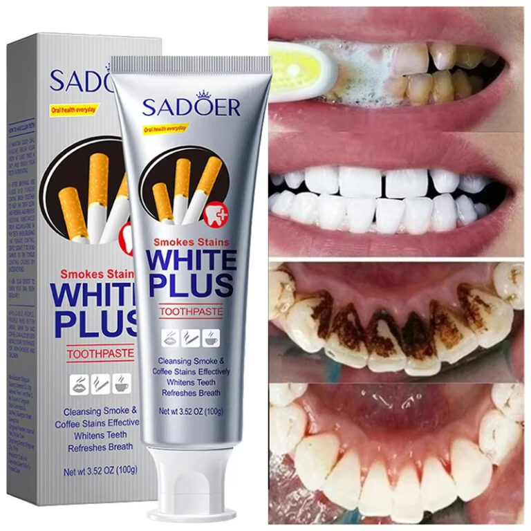 Pasta de Dente Branqueadora Remove Manchas de Fuma