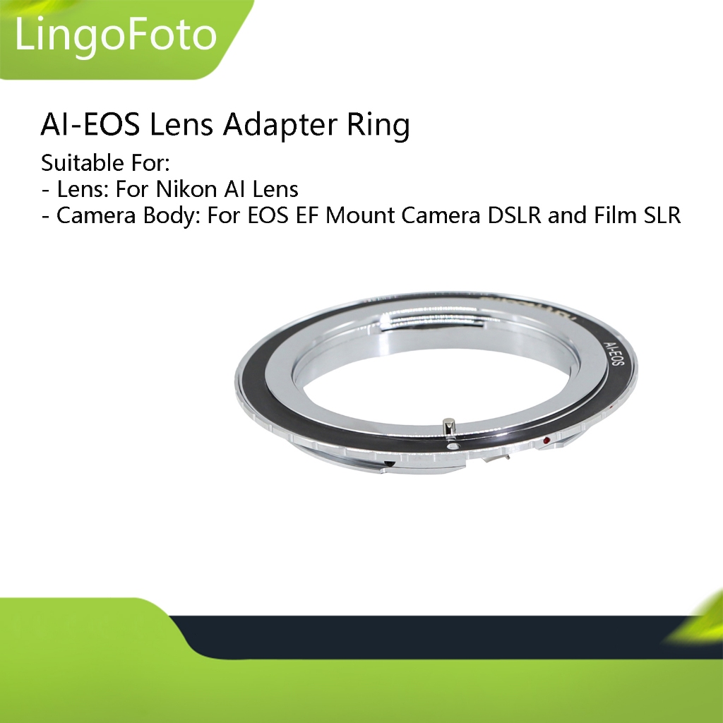 Anel Adaptador De Lente AI-EOS Para A Nikon F Mount Lens Câmera De Montagem EF Da Canon 5D III 6D 70