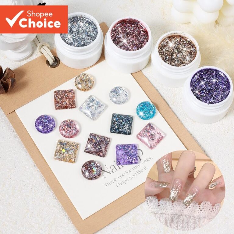 Gel Glitter para Unhas, Lantejoulas Refletivas, Us