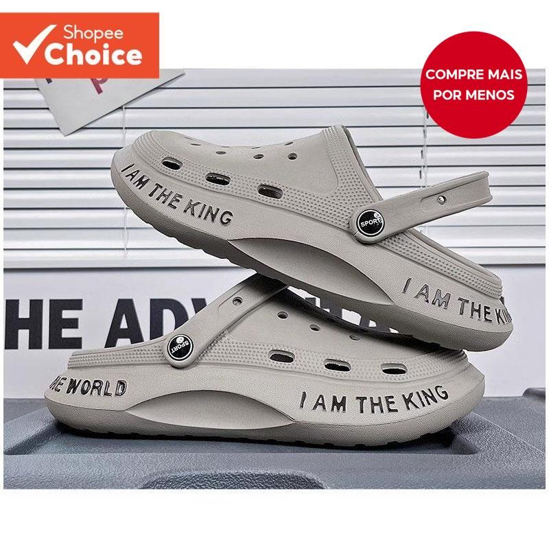 Sandálias Masculinas EVA Praia Piscina Chinelos Leves Para Verão Interno E Externo