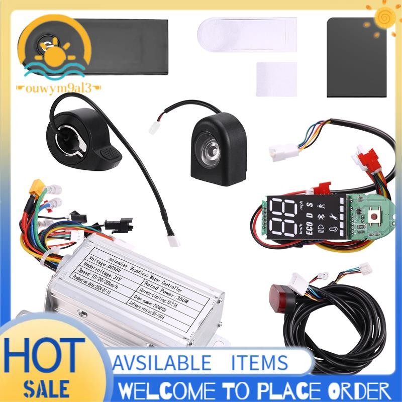 Controlador Sem Escova 36V 350W + Medidor Bluetooth + Luz + Acelerador + Kit De Capa Para Scooter El