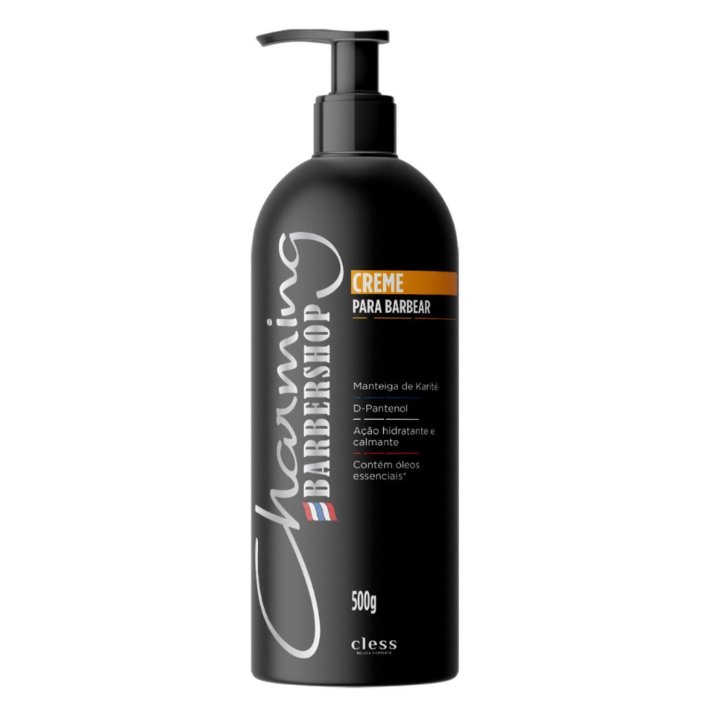 Creme para Barbear Masculino Charming Barbershop 500g
