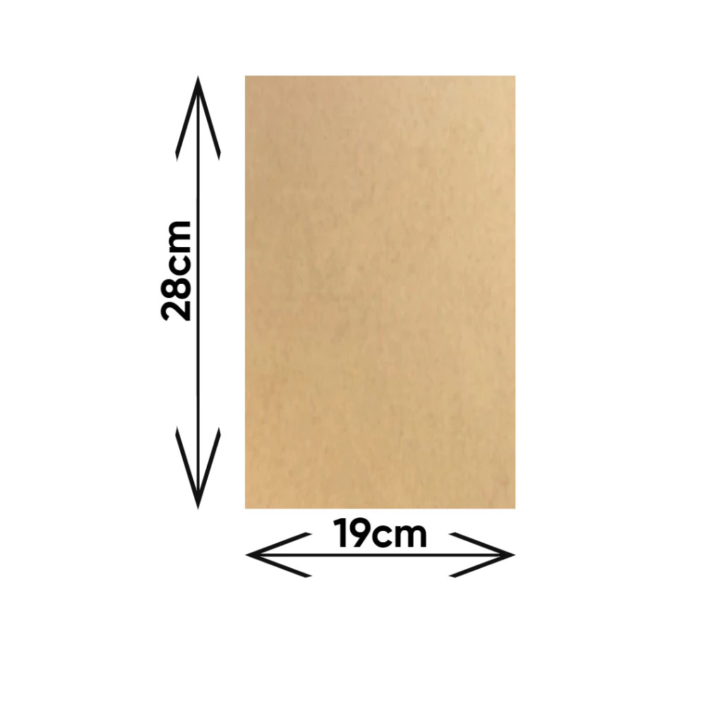 Chapas Mdf Cru 3mm Placa 19×28 centimetros – 50 Unidades