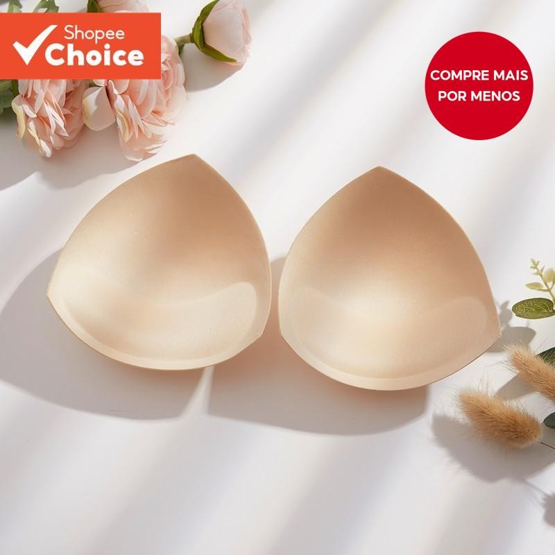 Esponja De Pele Triangular Feminina , Almofadas De Biquíni , Maiô , Push Up , Intensificadores De Pe