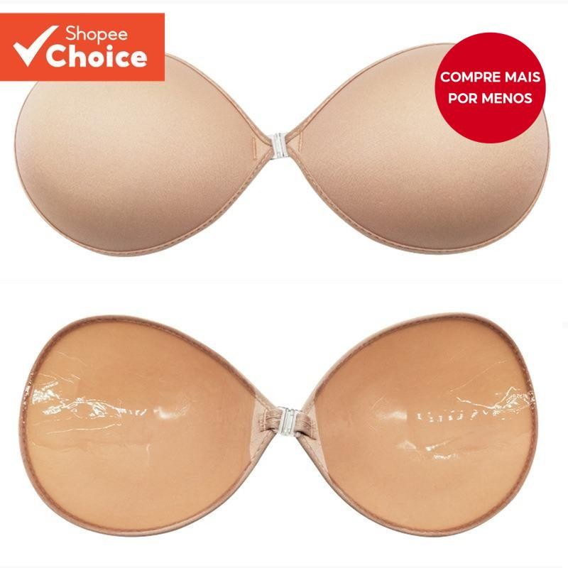 Sutiã Elevador 3CM 2/3PCS-Push-Up De Silicone , Sem Alças E Adesivo