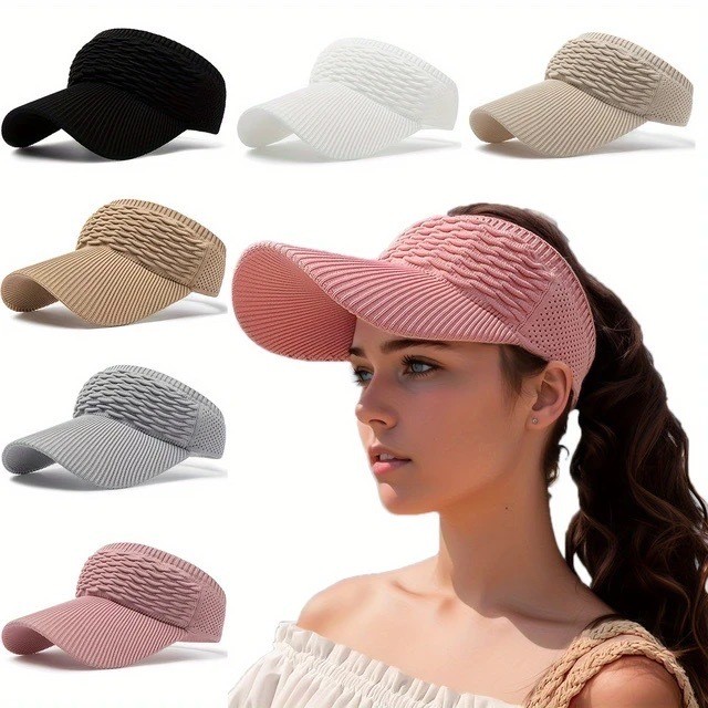 Chapéu De Viseira Feminino Moda Verão Várias Co