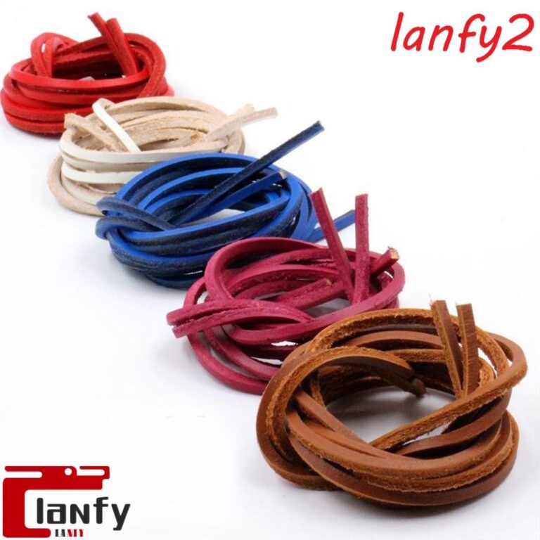 Cadarços De Couro LANFY Coloridos Unissex 100 Cm 