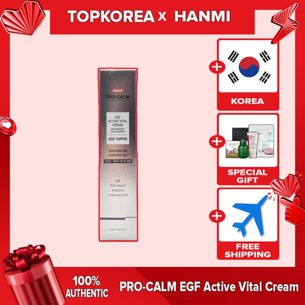 Hanmi PRO-CALM EGF Active Vital Cream 20ml TOPKOREA Envio Da Coreia