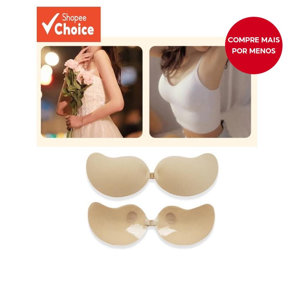 Ultimate Push Up Silicone Bra Strapless Adesivo Invisível Perfect Lift