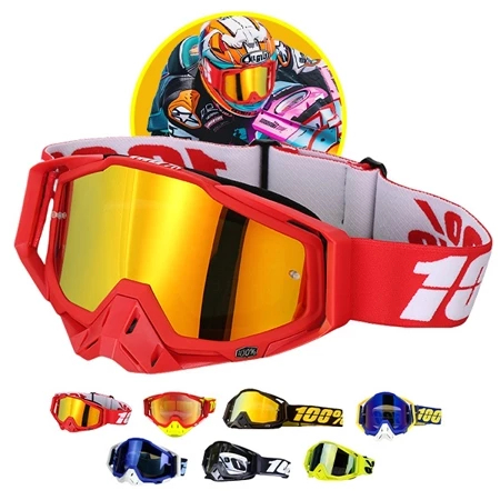 Óculos De Proteção Para 100 Motocross E Para-br