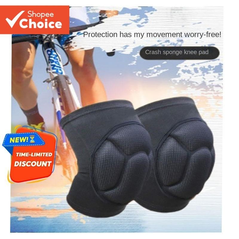 1 Par De Concha De Tartaruga Anti-Colisão Vôlei Patinação Bicicleta Queda Joelheiras Esportivas