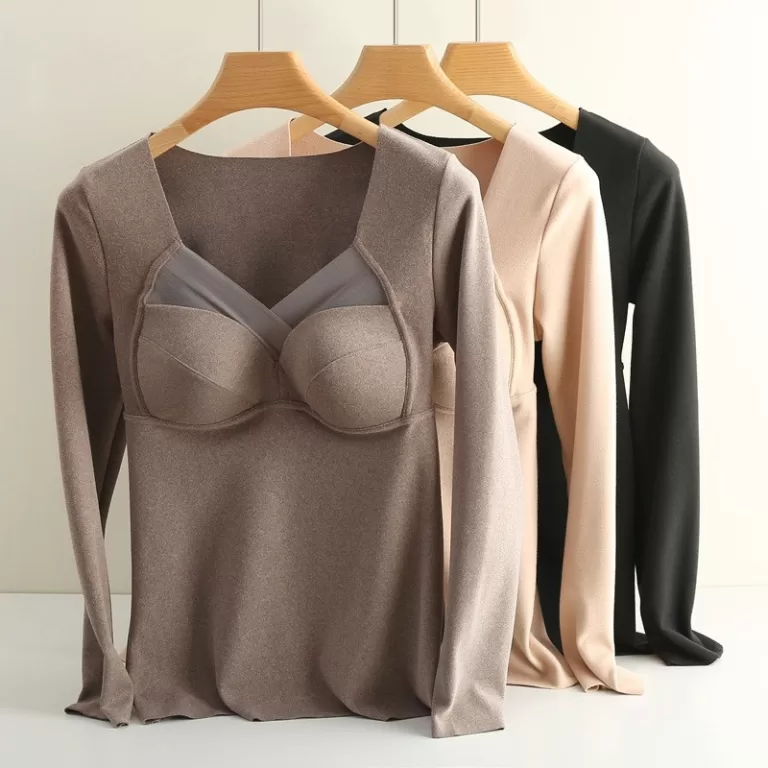 Roupa íntima esportiva escovada roupa externa rou