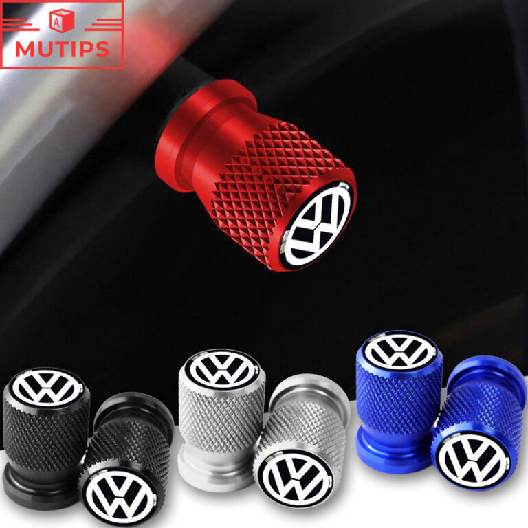 2/4 Pcs Tampa Da Válvula Do Pneu De Carro Volkswa