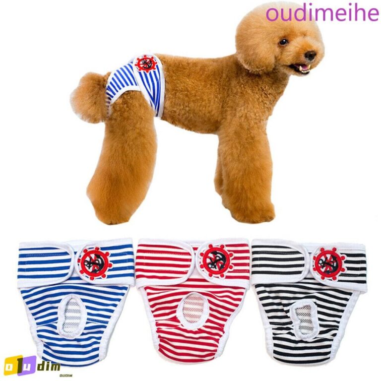 OUDIMEIHE Dog Pant Fralda Lavável Para Feminino M