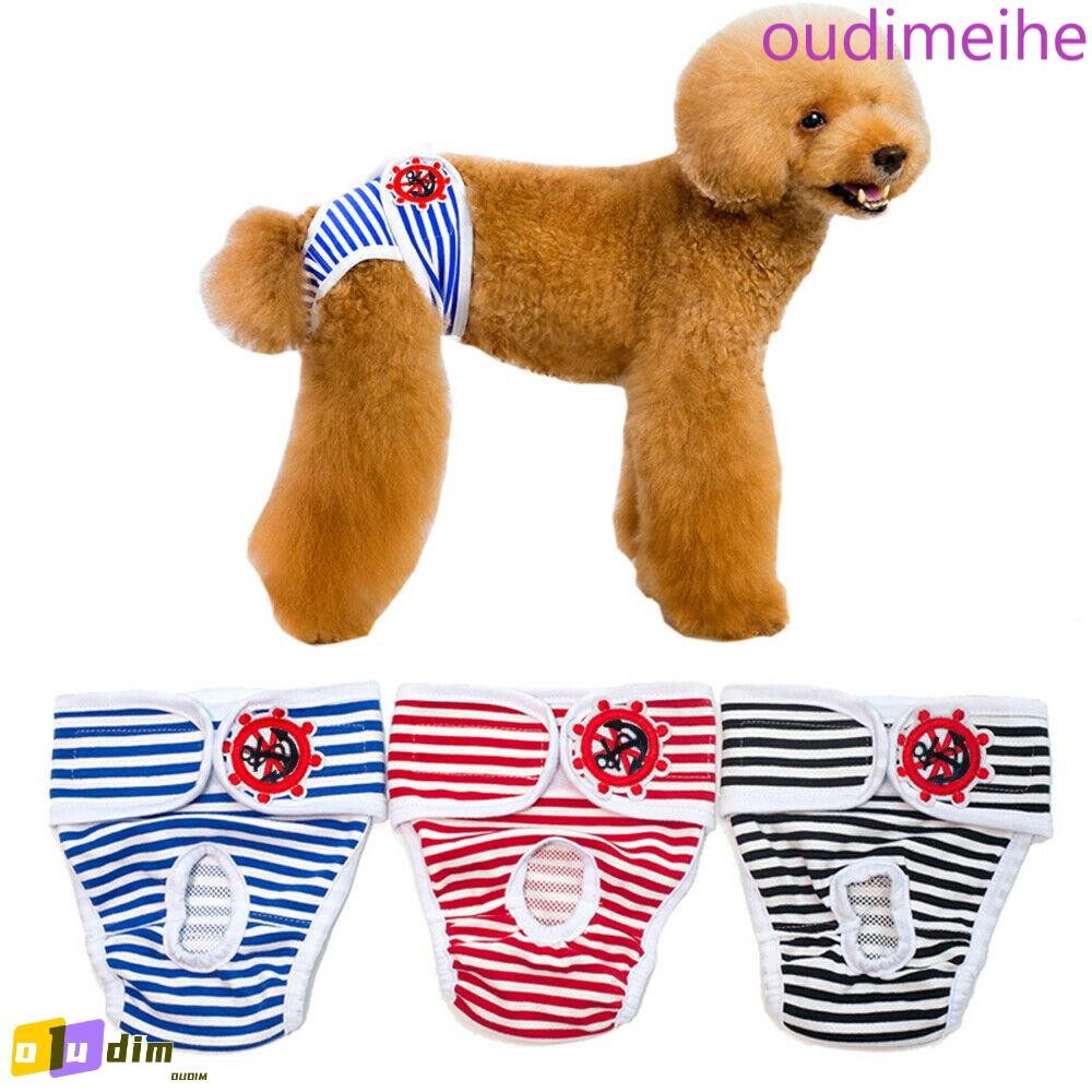 OUDIMEIHE Dog Pant Fralda Lavável Para Feminino Masculino Cachorro Algodão Roupa Interior Fisiológic
