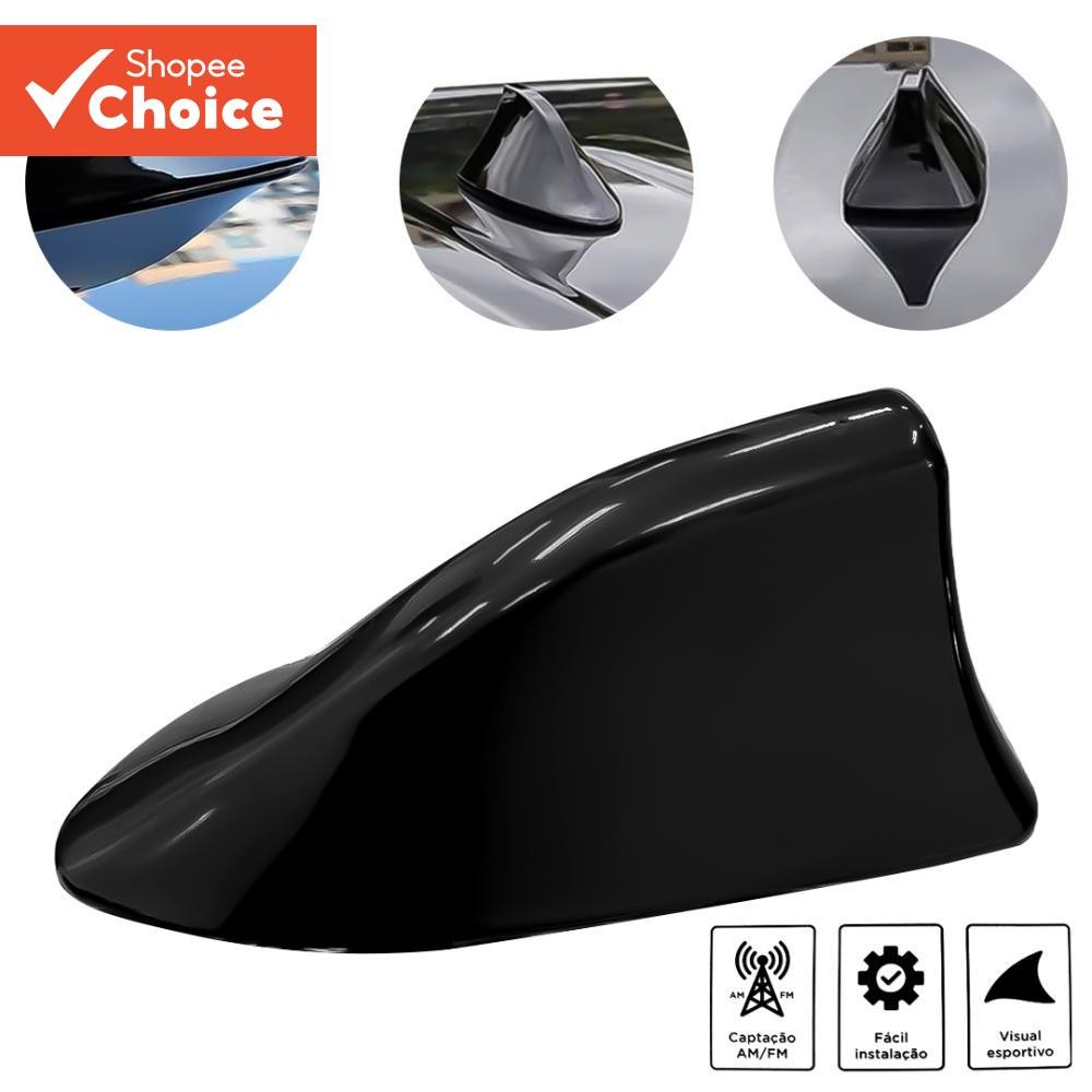 Antena Automotiva De Rádio Shark Fin FM Projeto De Sinal Para Todos Os Carros De Teto Curvo