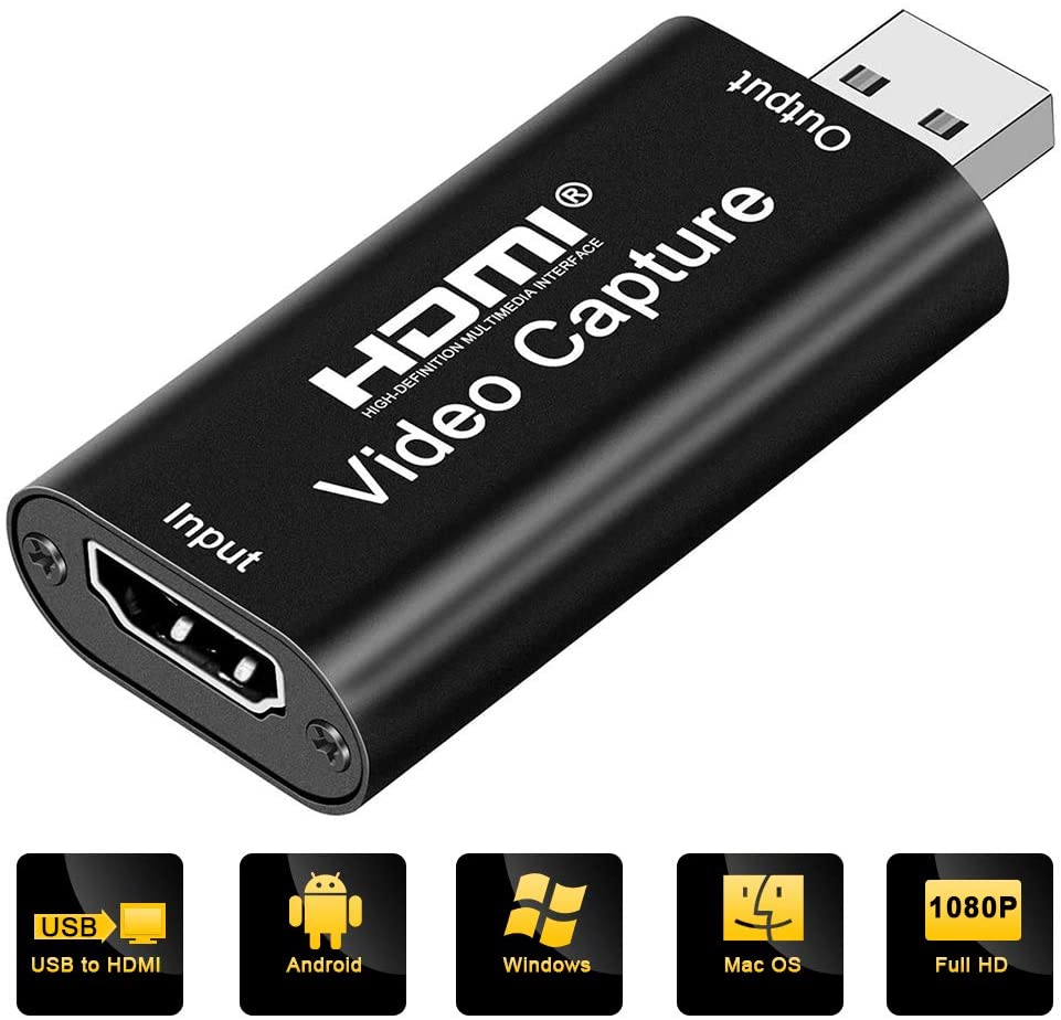 Placa De Captura USB HDMI Receptor Bluetooth ARGB Hub PC Botão Liga/Desliga 1080P 60Hz 4K Caixa De T