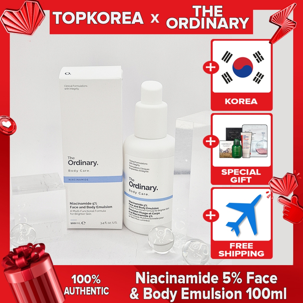 The Ordinary Niacinamida 5 % Emulsão Facial E Corporal 100ml TOPKOREA Envio Da Coreia