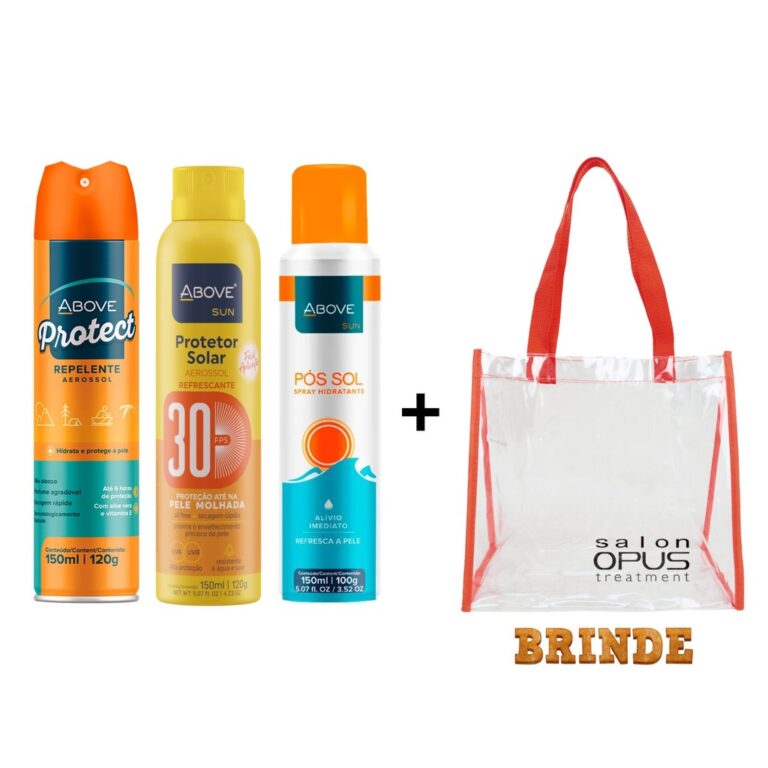 Kit Verão 3 itens ( Protetor Solar, Repelente, e 
