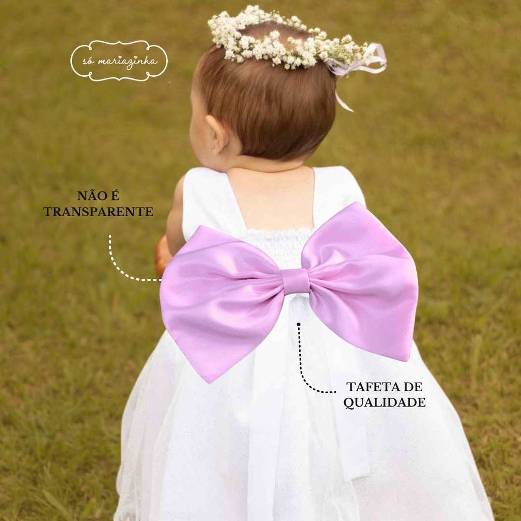 Laço Estruturado Traseiro acessorio para vestido ROSA REF4204