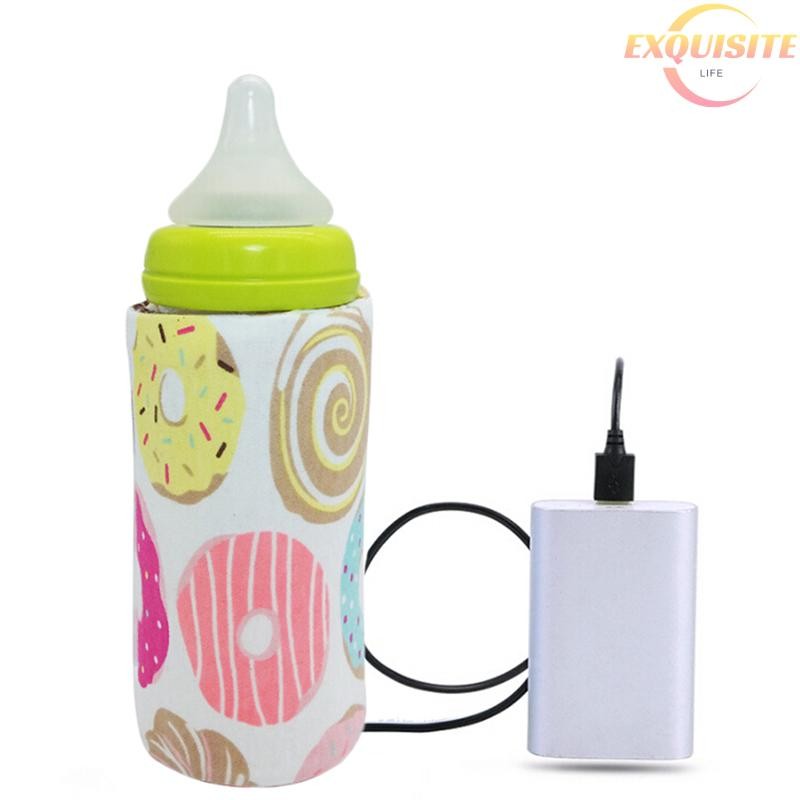 [EL] Aquecedor De Mamadeiras Portátil Para Viagem , Bebê , Crianças , Leite , Água , Capa USB , Bols