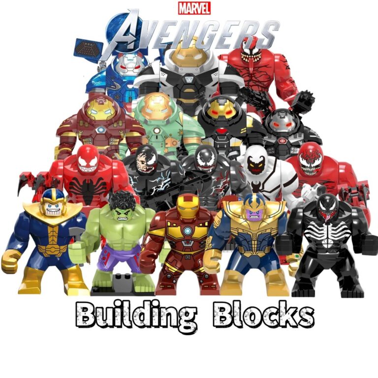 2024 Novo Anime Superhero Series Montagem Blocos d